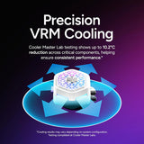 Cooler Master MLX-D36M-A25SZ-VW Atmos II 360 VRM freedom CPU Liquid Cooler, aRGB AMD AM5|4, Intel i9 LGA 1851|1700-White