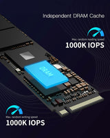Acer Predator GM7000 1TB NVMe Gen4 Gaming SSD w/ Titanium Micro Nitro Flex M.2 SSD M.2 2280 SSD Rocket Heatsink