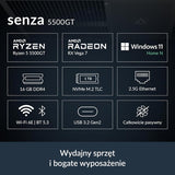 ARCTIC ACPCC00002A Senza 5700G Mini PC Under Desk mount,AMD Ryzen7 5700G,32GB DDR4,1TB M.2 SSD,Win11 N Home