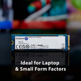 Kingston SNV2S/4000G NV2 4TB M.2 2280 NVMe Internal SSD, PCIe 4.0 Gen 4x4, Up to 3500 MB/s, Solid State Drive