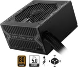 MSI MAG A750BN PCIE5 Gaming Power Supply - PCIE 5.1 Ready - 80 Plus Bronze Certified 750w - Compact Size - ATX PSU
