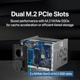 QNAP 8-Bay QuTS hero NAS, Xeon D-1602 2.5GHz, 8GB ECC RAM, 4 x 2.5GbE,  PCIe expansion slot x2 TS-H886-D1602-8G-US