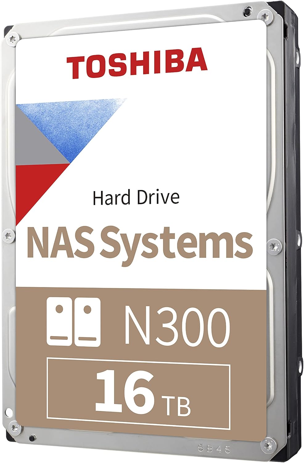 TOSHIBA HDWG51GXZSTA N300 16TB NAS 3.5-Inch Internal Hard Drive - CMR SATA 6 GB/s 7200 RPM 512 MB Cache