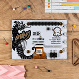Pimoroni PIM600 4"Inky Impression(7-Colour w/ black white red green blue yellow orange.ePaper displays/eInk HAT) Display