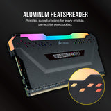 Corsair CMW32GX4M2E3200C16 Vengeance RGB PRO DDR4 RAM 32GB (2x16GB) 3200MHz CL16  Desktop Computer Memory - Black