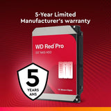 WD WD240KFGX 24TB WD Red Pro NAS Internal Hard Drive HDD - 7200 RPM, SATA 6 Gb/s, CMR, 512 MB Cache, 3.5"