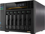 Asustor Lockerstor 6 Gen3 6 Bay NAS, Quad-Core 2.3GHz, 2x 10GbE Ports, 16G ECC DDR5, 4x M.2 SSD Slots (Diskless) AS6806T