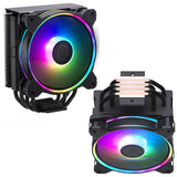 Cooler Master RR-S4KK-20PA-R1 Hyper 212 Halo Black CPU Air Cooler, Dual Loop ARGB, AMD  AM5 | AM4, Intel LGA 1851 | 1700 | 1200