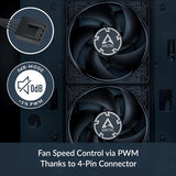 Arctic P9 Max 92mm Pressure Optimized Case Fan | Fluid Dynamic Bearing | PWM controlled Speed - Black ACFAN00300A