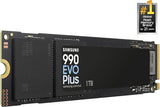 Samsung MZ-V9S1T0B/AM 990 EVO Plus SSD 1TB,PCIe Gen 4x4, Gen 5x2 M.2 2280,Speeds Up-to 7,150 MB/s Upgrade Storage for PC