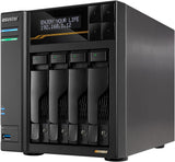 Asustor Lockerstor 4 Gen3 4 Bay NAS, Quad-Core 2.3GHz, 2x 10GbE Ports, 16G ECC DDR5, 4x M.2 SSD Slots (Diskless) AS6804T
