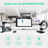 Yealink WH62 Duo UC Wireless Noise Canceling Headset USB Enabled Desk Phones Computers WH62 Dual UC