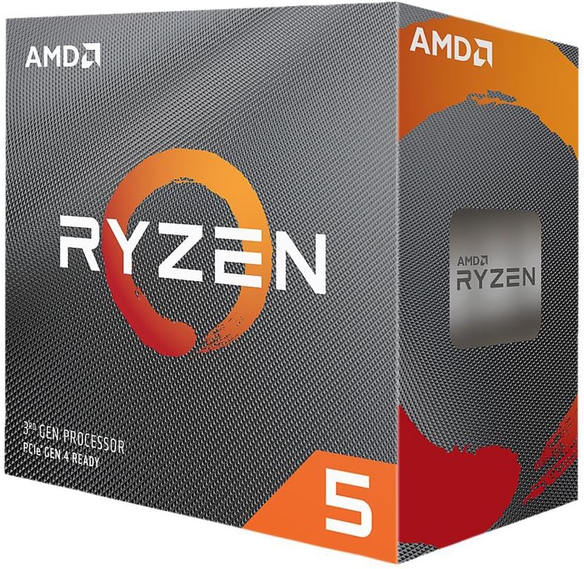 AMD Ryzen 5 3600 6-Core, 12-Thread Unlocked Desktop Processor with Wraith Stealth Cooler 100-100000031SBX
