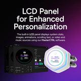 Cooler Master MLX-D36M-A25SZ-LW Atmos II 360 LCD Panel CPU Liquid Cooler, aRGB AMD AM5|4, Intel i9 LGA 1851|1700-White