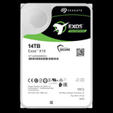 Seagate Exos X18 14TB Hard Drive - Internal SATA , Conventional Magnetic Recording (CMR) Method, 7200rpm ST14000NM000J