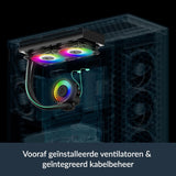 Arctic ACFRE00183A Liquid Freezer III Pro 280 A-RGB CPU Fans 2 x 140mm Water Cooling AMD AM5/AM4,Intel LGA1851/1770-Black