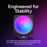 Cooler Master MAY-T2HP-217PA-R1 Hyper 212 3DHP CPU Air Cooler ARGB - Black