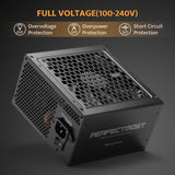 Darkflash DF-PMT-1050-BK PMT1050 Fully Modular Power Supply ATX 3.1& PCIe 5.1  80 Plus Gold Gaming PSU-Black