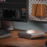 QNAP 5-bay All-Flash NASbook. Intel i5 12C/16T, 16GB DDR4 RAM On-Board, 2 x Thunderbolt 4 TBS-H574TX-i5-16G-US