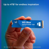 WD 1TB Blue SN5000 NVMe Internal Solid State Drive SSD - PCIe Gen 4.0, M.2 2280, Up to 5,150 MB/s WDS100T4B0E
