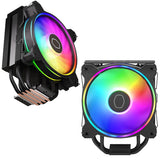 Cooler Master RR-S4KK-20PA-R1 Hyper 212 Halo Black CPU Air Cooler, Dual Loop ARGB, AMD  AM5 | AM4, Intel LGA 1851 | 1700 | 1200