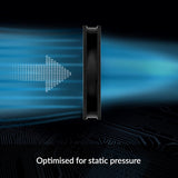 ARCTIC P8 Slim PWM PST Case Fan 80mm case fan with PWM control Slim Profile PWM Splitter ACFAN00295A