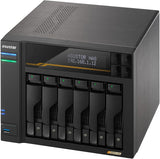 Asustor Lockerstor 6 Gen3 6 Bay NAS, Quad-Core 2.3GHz, 2x 10GbE Ports, 16G ECC DDR5, 4x M.2 SSD Slots (Diskless) AS6806T