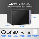 QNAP TS-632X-4G-US 6-Bay ARM-based NAS, Quad Core 2.0GHz, 4GB DDR4 RAM, 10GbE(SFP+), 2.5GbE and PCIe Gen3 Expansion Slot