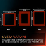 Thermal Grizzly TG-GG-01 TG GPU Guard Gasket for RTX 4090/5080/5090 Highly Compressible, Protection, 9‑Piece