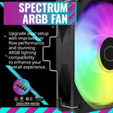 Cooler Master Hyper 212 Spectrum V3 ARGB 120mm 4-Pin PWM 1750RPM Air Cooler - Black (RR-S4NA-17PA-R1)