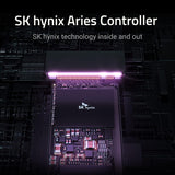 SK Hynix Platinum P41 2TB PCIe NVMe Gen4 M.2 2280 Internal Gaming SSD, Up to 7,000MB/S,Solid State Drive SHPP41-2000GM-2
