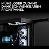 TRYX C-L700N-NN0H-G0K LUCA L70 Midi-Tower Tempered Glass ARGB PC case - Black