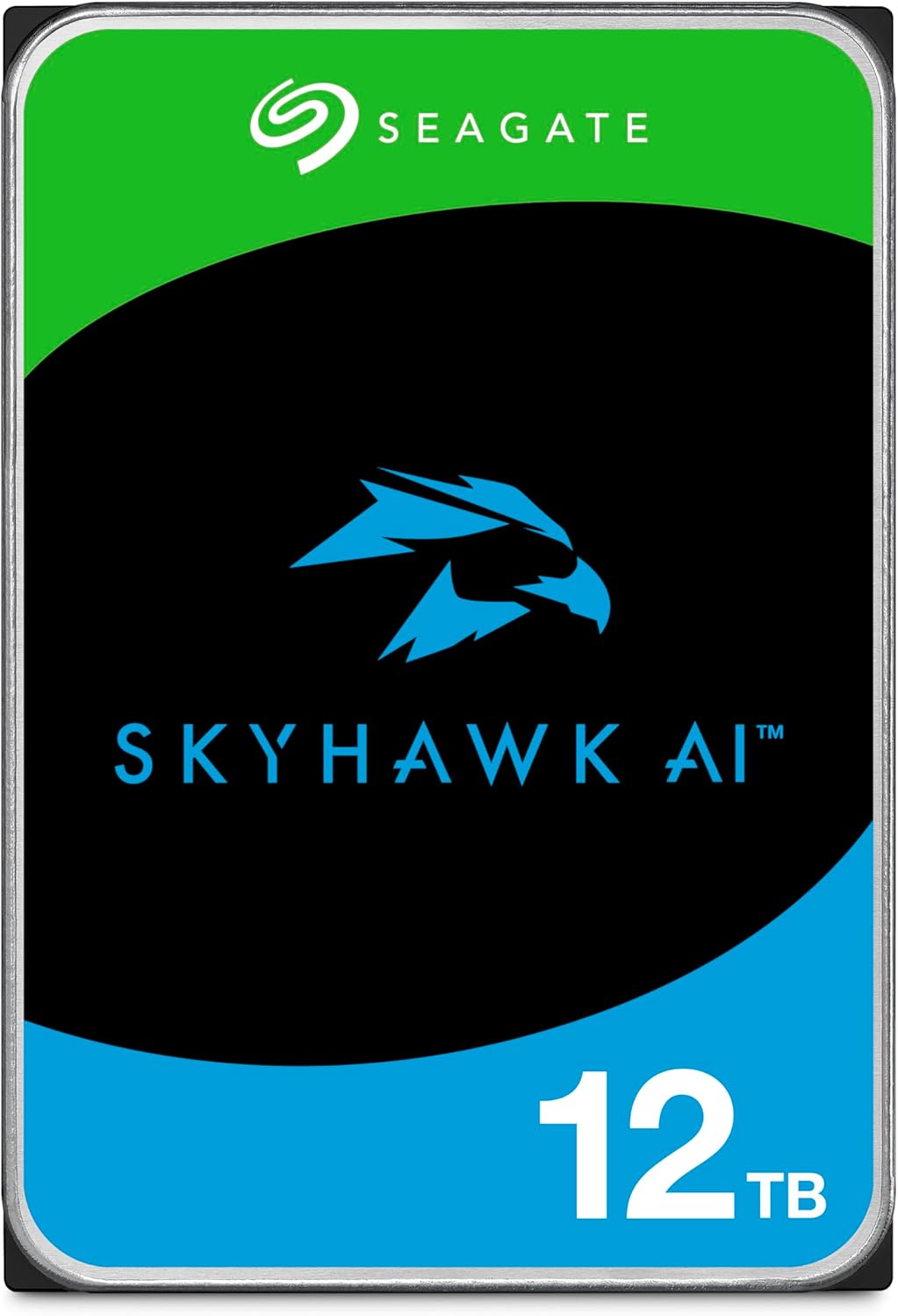 Seagate ST12000VE003 Skyhawk AI 12TB Video Internal Hard Drive HDD â€“ 3.5 Inch SATA 6Gb/s 256MB Cache