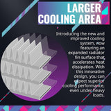 Cooler Master MasterLiquid 240L Core ARGB 120mm 4-Pin PWM 1750RPM AIO Liquid Cooler - White (MLW-D24M-A18PZ-RW)