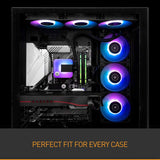 EKWB D-RGB 360mm All-in-One CPU Cooler with EK-Vardar PMW Fans, Water Cooling Compatible Intel & AMD EKAIO360