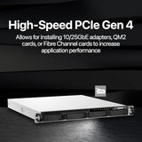 QNAP 9-Bay 1U rackmount NAS, Intel Xeon E-2334 , 16 GB ECC DDR4, USB 3.2 Gen2, 550W redundant TS-H987XU-RP-E2334-16G-US