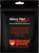Thermal Grizzly TG-MP-E2-100-100-05 Minus Pad V2 High Performance Thermal Pad 100x100x0.5mm Non-Hardening  GPU, SSD, RAM