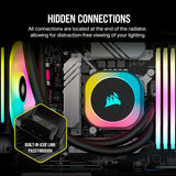 Corsair CW-9061003-WW iCUE Link H150i RGB Liquid CPU Cooler 360mm AIO QX120 RGB Fans Fits Intel LGA 1700, AMD AM5-Black
