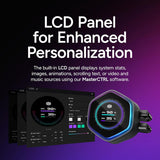 Cooler Master MLX-D36M-A25SZ-L1 Atmos II 360 LCD Panel CPU Liquid Cooler, aRGB AMD AM5|4, Intel i9 LGA 1851|1700-Black