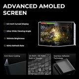 TRYX L-P360A-AS3M-G1W Panorama 360 ARGB 6.5'' AMOLED Curved Screen 3D Display AIO Cooler (White)