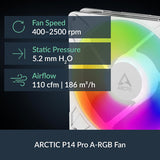 Arctic ACFRE00187A Liquid Freezer III Pro 280 A-RGB AIO CPU Cooler Water Cooling AMD AM5/AM4, Intel LGA1851/1770-White