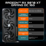 Gigabyte GV-R9070XTGAMING OC-16GD Radeon RX 9070 XT Gaming OC 16G Graphics Card