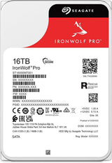 Seagate IronWolf Pro 16TB Enterprise NAS Internal HDD 3.5 Inch SATA 6Gb/s 7200 RPM 256MB Cache ST16000NT001
