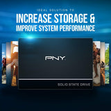 PNY SSD7CS900-250-RB CS900 250GB 3D NAND 2.5" SATA III Internal Solid State Drive (SSD)