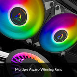 Arctic Liquid Freezer III 280 A-RGB Multi-Compatible All-in-one CPU AIO Water Cooler (Black) ACFRE00143A