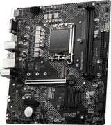 MSI PRO H610M-G DDR4 Motherboard (12th/13th/14th Gen Intel Core, LGA 1700 Socket, DDR4, PCIe 4, SATA 6Gb/s, mATX)
