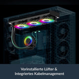 Arctic ACFRE00185A Liquid FreezerIII Pro 420 A-RGB AIO CPU Fans 3 x 140mm Water Cooling AM5/AM4,Intel LGA1851/1770 Black
