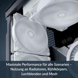 Arctic P14 Max 140mm Case Fan fluid dynamic bearing  max 2800 RPM - PWM - White ACFAN00304A
