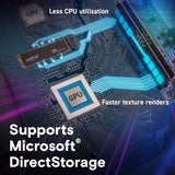 Crucial T500 GEN4 SSD M.2 2280 2TB PCIe 4.0 NVMe 3D NAND TLC, Up to 7400MB/s, Internal SSD with Heatsink CT2000T500SSD5