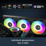 Arctic ACFRE00185A Liquid FreezerIII Pro 420 A-RGB AIO CPU Fans 3 x 140mm Water Cooling AM5/AM4,Intel LGA1851/1770 Black